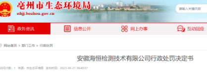 匯總！各省檢測機構(gòu)被罰案